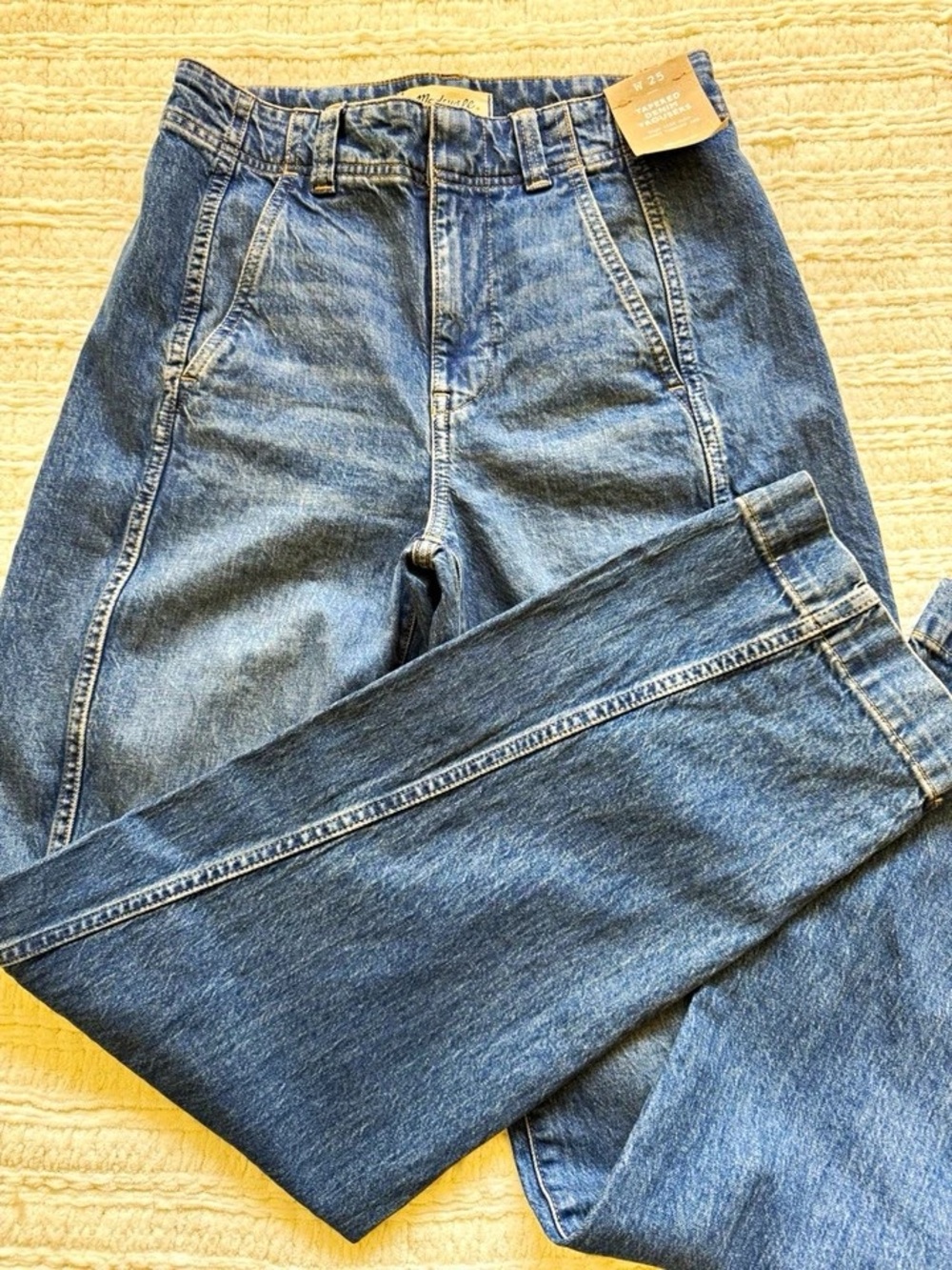 Madewell Women's Skinny Jeans in Medium Blue Denim